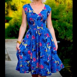 Trashy Diva knit party dress in Venice Nights